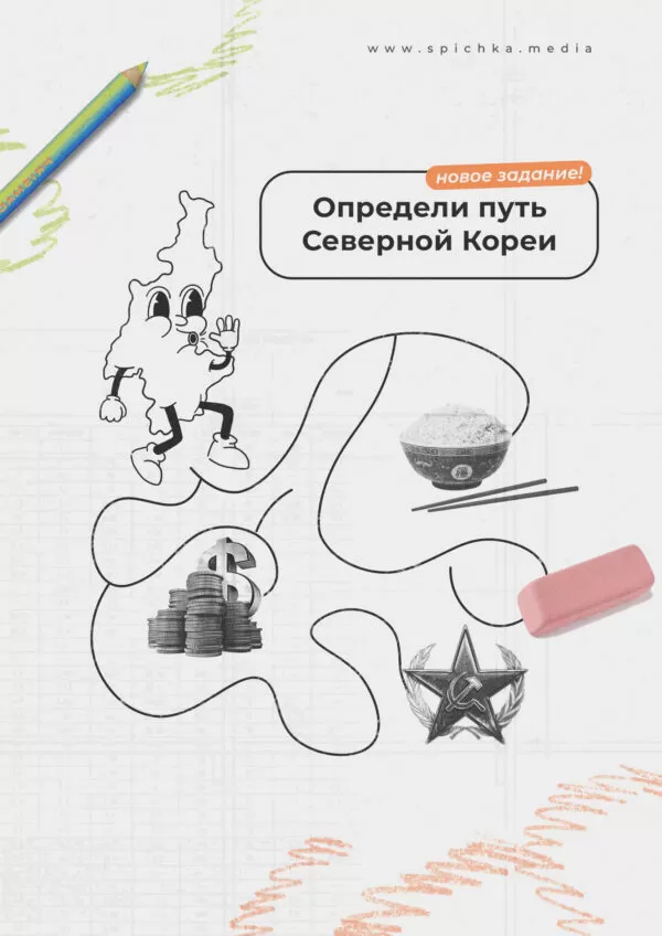 Обложка для статьи про капитализм в Северной Корее